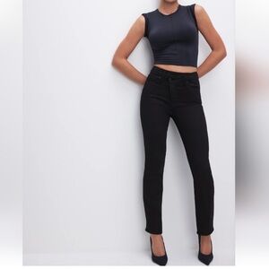 Good American Good Classic Slim Straight Never Fade